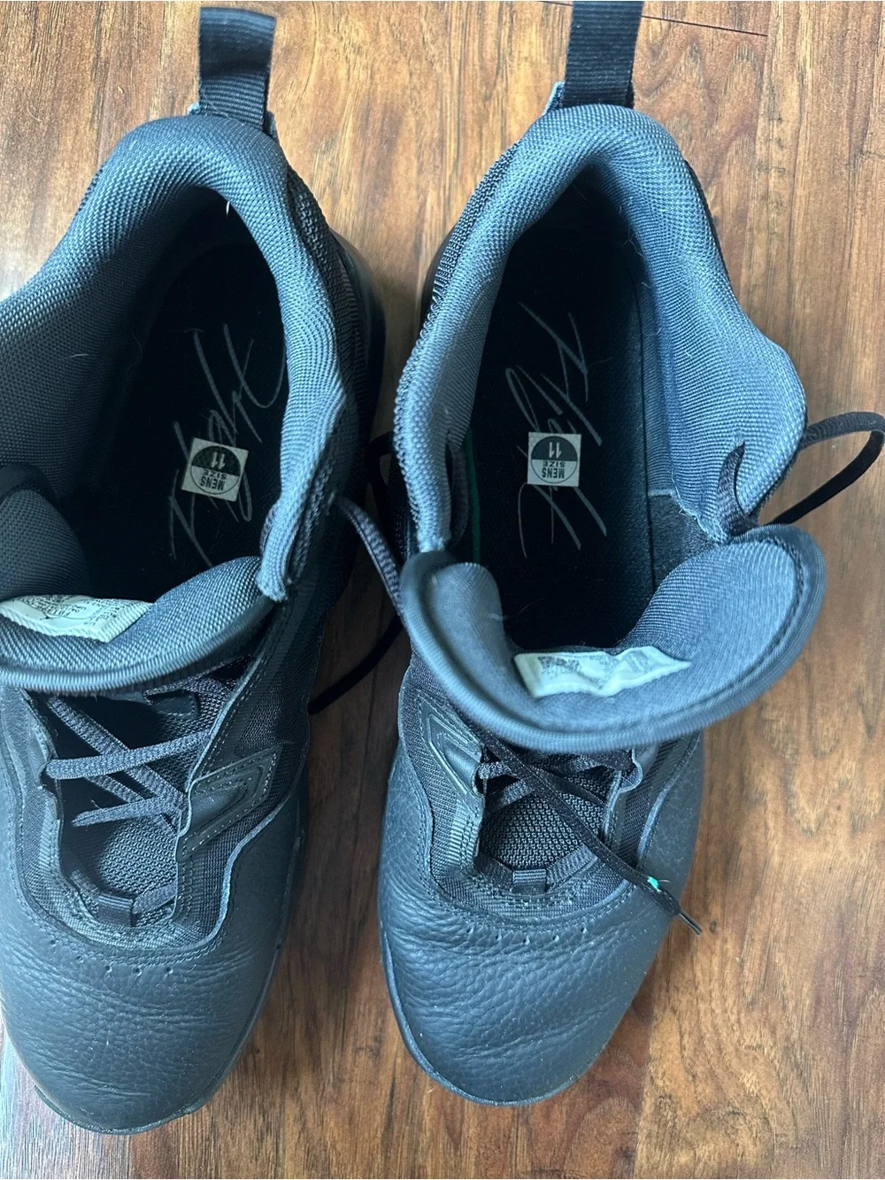 Jordan Black High-Top Athletic Sneakers